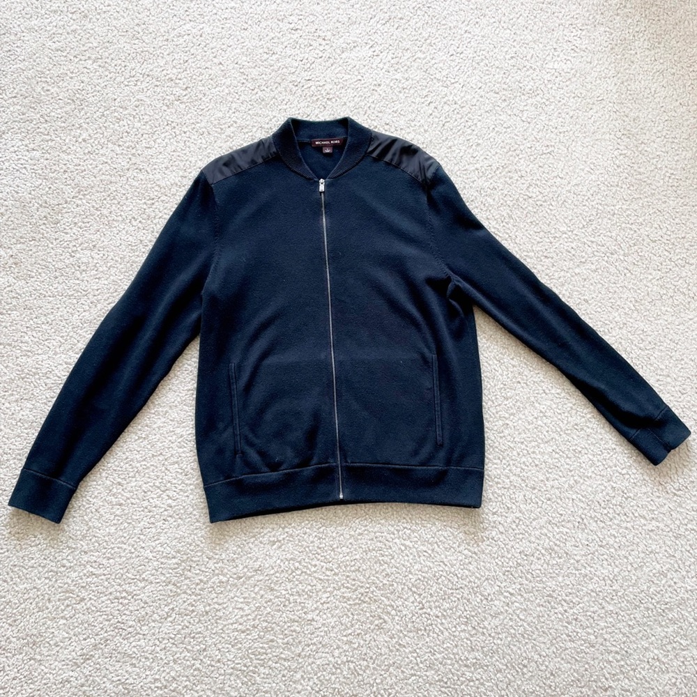 Black Men’s Michael Kors Zip Up